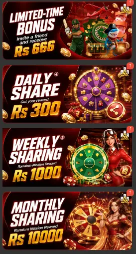 SM999 Game Bonuses and Referral Sharing Rewards PKR 10000